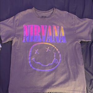 Nirvana Men’s Graphic Tee - Purple